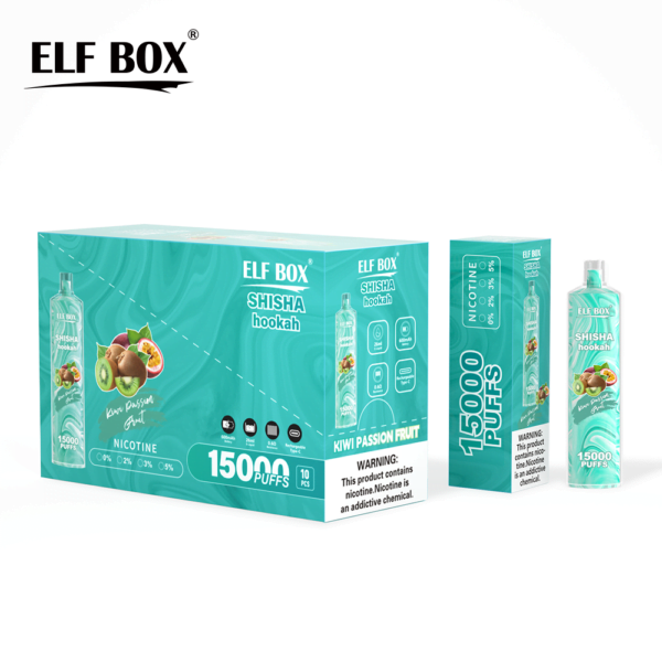 ELF BOX LS15000 Puff Shisha Hookah 0% 2% 5% Nicotine Rechargeable Disposable Vape Wholesale - AlsoVape - 14