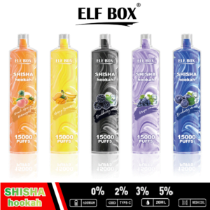 ELF BOX LS15000 Puff Shisha Hookah 0% 2% 5% Nicotine Rechargeable Disposable Vape Wholesale - AlsoVape - 18