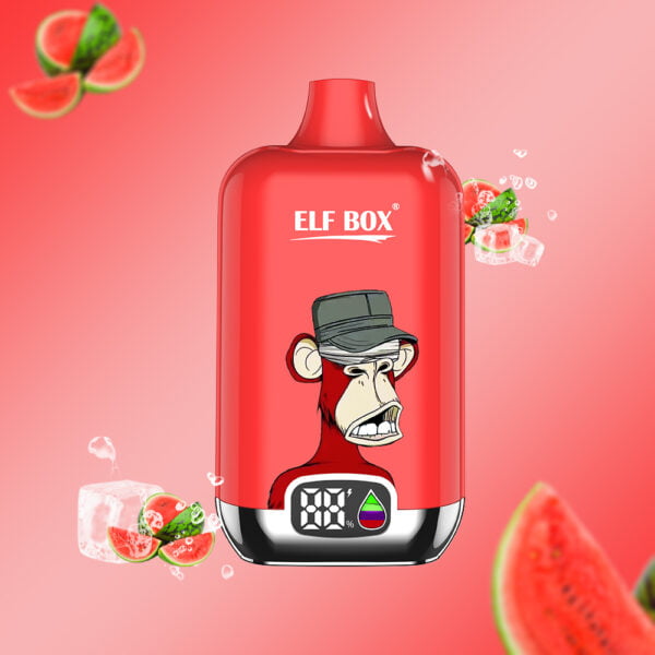ELF box digital 12000 pust 0% 2% 3% 5% Nikotin LED display Engangs Vape Engros - AlsoVape - 2