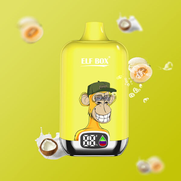 ELF box digital 12000 pust 0% 2% 3% 5% Nikotin LED display Engangs Vape Engros - AlsoVape - 11