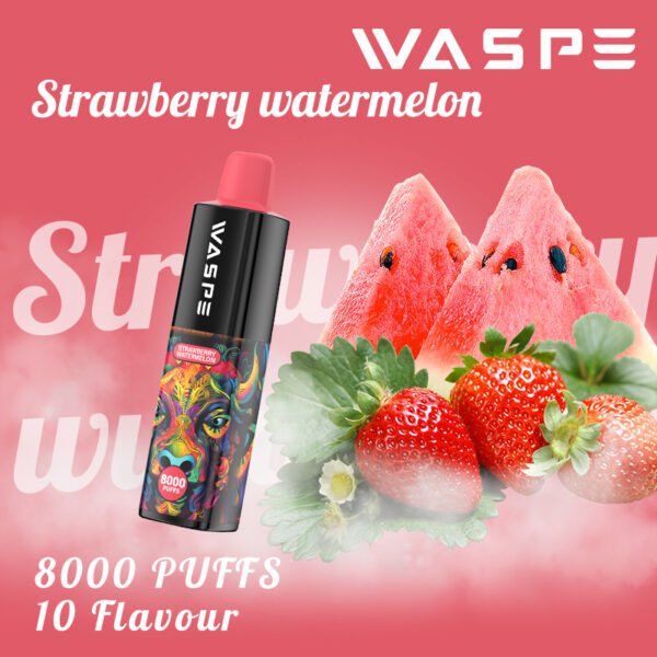 WASPE 8000 PUFFIT 0% 2% 3% 5% Nikotiini Kertakäyttöinen Vape Tukkumyynti - AlsoVape - 9