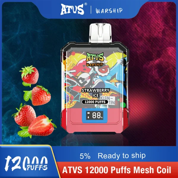 Atvs Warship 12000 Puffs 5% Nízká nikotinová dobíjecí jednorázová pera Hromadně Koupit velkoobchod – AlsoVape – 7