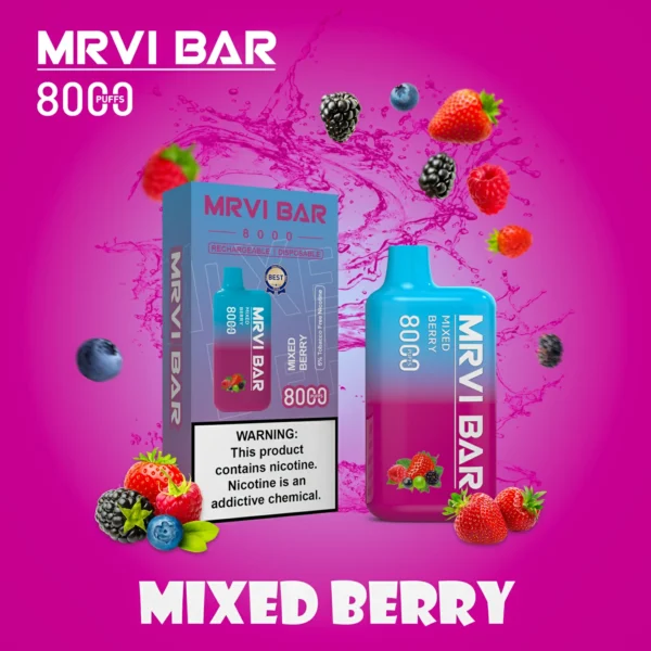MRVI Bar Mr8000 Puffs 2% 3% 5% Перезаряжаемые одноразовые ручки для вейпов с низким содержанием никотина, оптовая покупка оптом — AlwaysVape — 6