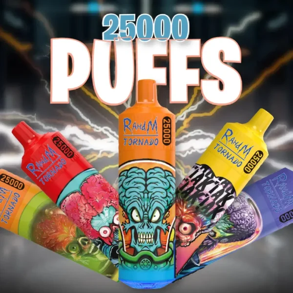 RahdM Tornado 25000 Puffs 2% Niskonikotynowy akumulatorowy jednorazowy długopis Vapes Kup hurtowo - AlsoVape - 1