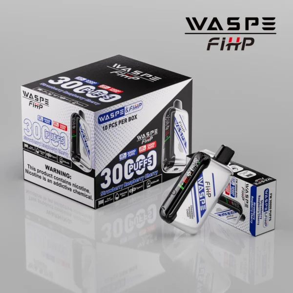 WASPE FIHP 30000 Puffs Dual Mesh 0% 2% 5% LED displej Nízký obsah nikotinu Nabíjecí jednorázové vapes Pen Hromadně Koupit velkoobchod – AlsoVape – 15