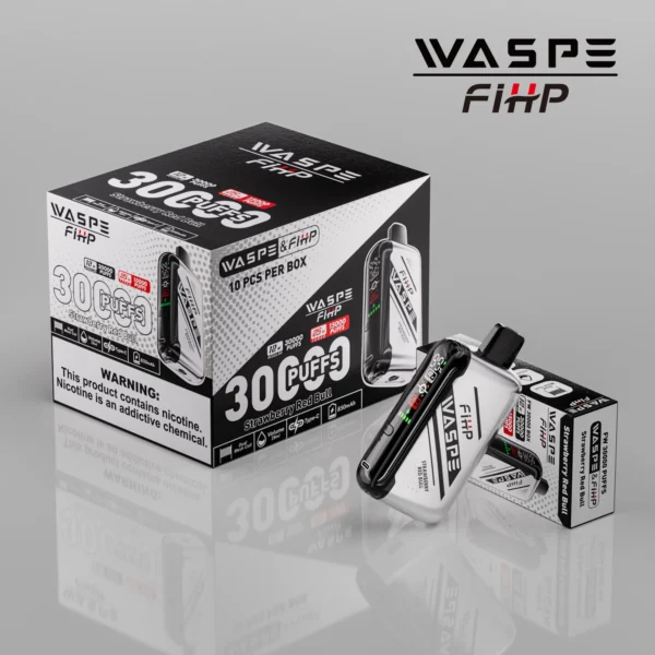 WASPE FIHP 30000 Puffs Dual Mesh 0% 2% 5% LED displej Nízký obsah nikotinu Nabíjecí jednorázové vapes Pen Hromadně Koupit velkoobchod – AlsoVape – 12