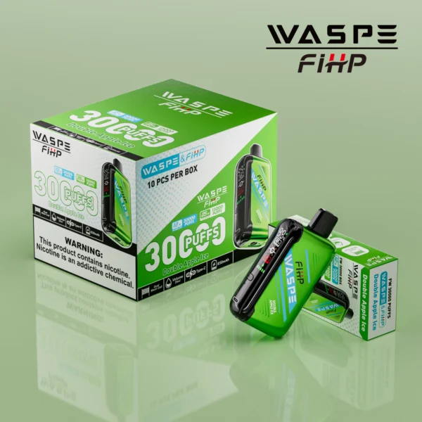 WASPE FIHP 30000 Puffs Dual Mesh 0% 2% 5% LED displej Nízký obsah nikotinu Nabíjecí jednorázové vapes Pen Hromadně Koupit velkoobchod – AlsoVape – 8