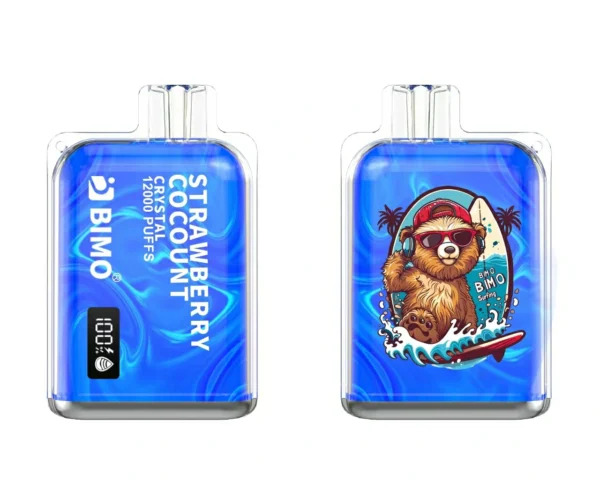 BIMO Crystal 12000 Puffs 2% 5% Låg nikotin uppladdningsbara engångs vapes Penna Bulk Köp grossist - AlsoVape - 4