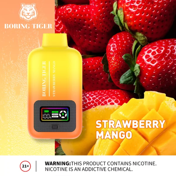 VASY Boring Tiger 25000 Puffs Digital Skærm 4 Mesh Coil 50mg Lav Nikotin Genopladelig Engangs Vapes Pen Bulk Køb Engros - AlsoVape - 15