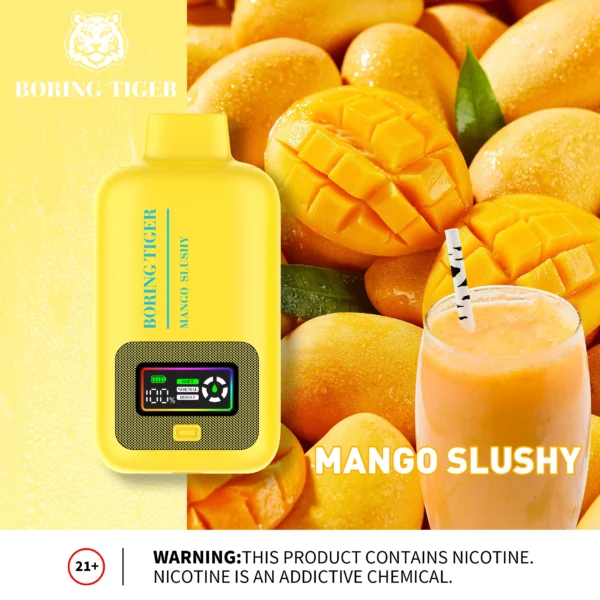 VASY Boring Tiger 25000 Puffs Digital Screen 4 Mesh Coil 50mg Low Nikotin Genopladelig Disponible Vapes Pen Bulk Køb Engros - AlsoVape - 12